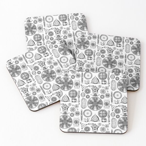 Item preview, Ernst Haeckel Diatoms - outline only designed and sold by aimeewilson.