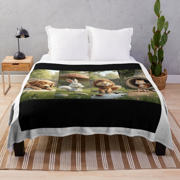 Item preview, Animal Friends Quiet Moments Illustration designed and sold by ZionzRoyalty.