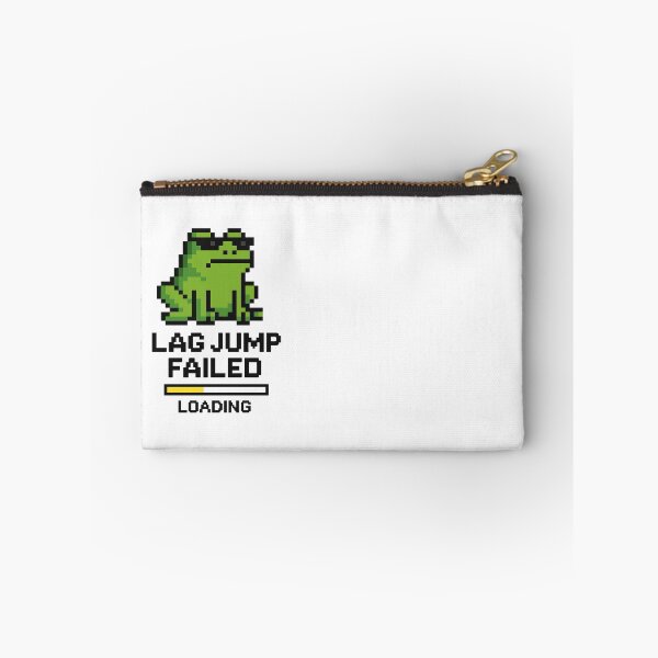 Item preview, Lag Jump Failed – Pixel Frog designed and sold by SlomianyPisarz.