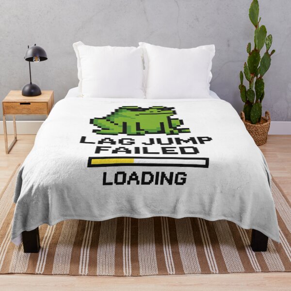 Item preview, Lag Jump Failed – Pixel Frog designed and sold by SlomianyPisarz.