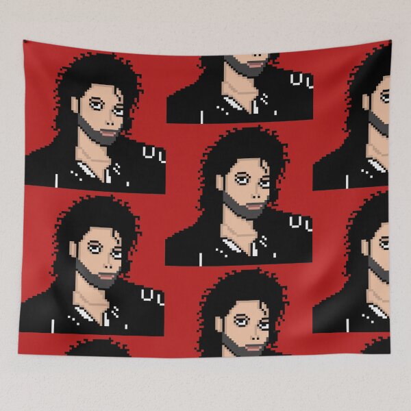Item preview, M Jackson Bear Pixel Art designed and sold by angeldecuir.