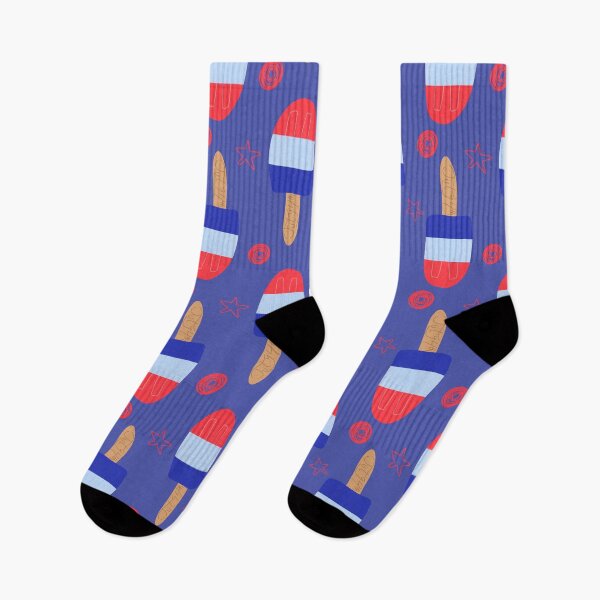 Item preview, Starry Independence Playful Ice Pop Pale Blue  designed and sold by DanielleFishIll.