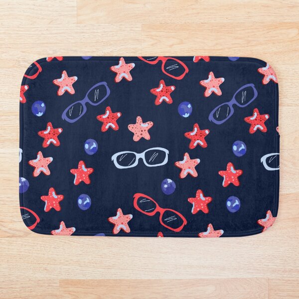 Item preview, Starry Independence Beach Faves Dark Blue designed and sold by DanielleFishIll.