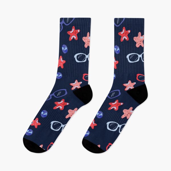 Item preview, Starry Independence Beach Faves Dark Blue designed and sold by DanielleFishIll.
