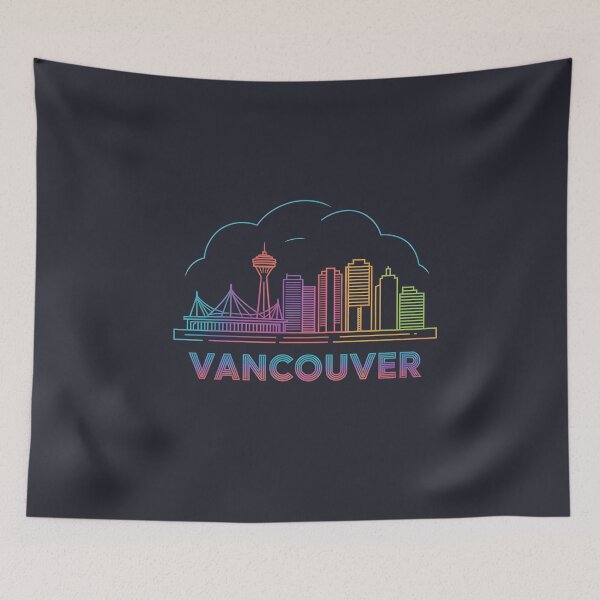 Item preview, Vancouver Skyline – Minimalist Neon Travel Souvenir Design designed and sold by Paper Drip.