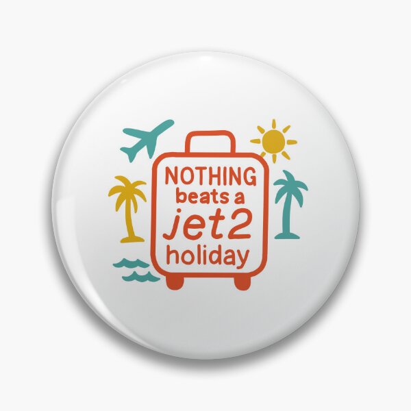 Item preview, Nothing Beats a Jet2 Holiday – Funny Travel Suitcase Sticker designed and sold by Doctor Michaela.