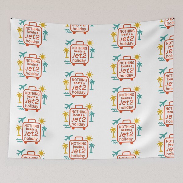 Item preview, Nothing Beats a Jet2 Holiday – Funny Travel Suitcase Sticker designed and sold by Doctor Michaela.