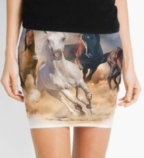 Horses Mini Skirt