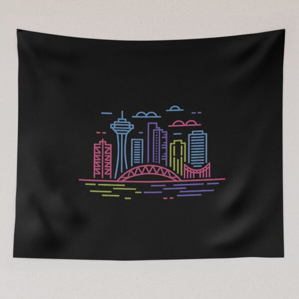 Item preview, Vancouver Skyline – Minimalist Neon Travel Souvenir Design designed and sold by Paper Drip.
