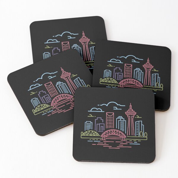 Item preview, Vancouver Skyline – Minimalist Neon Travel Souvenir Design designed and sold by Paper Drip.