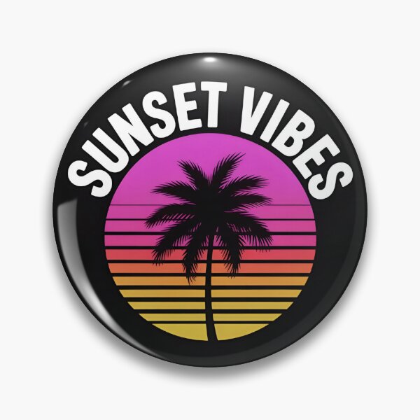 Item preview, Neon Tropical Sunset | Retro 80s Palm Beach Synthwave Art designed and sold by Ahmedhazem12.