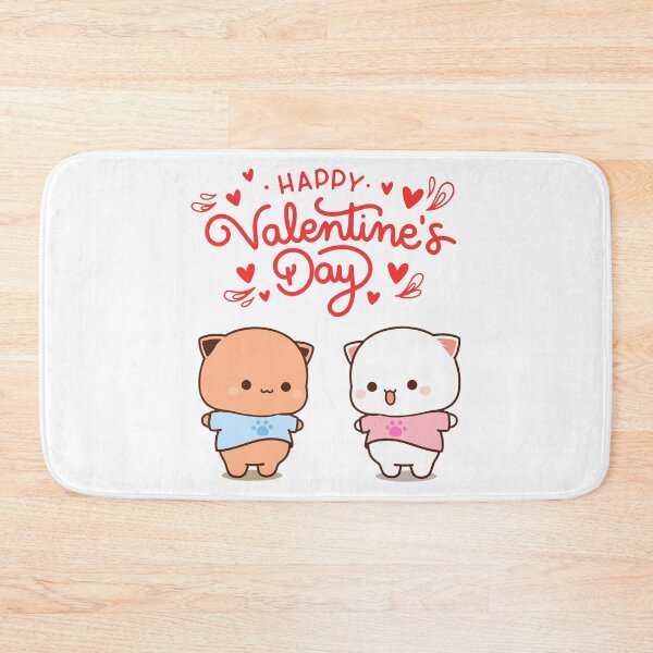 Item preview, Happy Valentine BuBu Dudu Mochi Milk Panda And Brownie Bear True Love Couple designed and sold by DaresToDream.