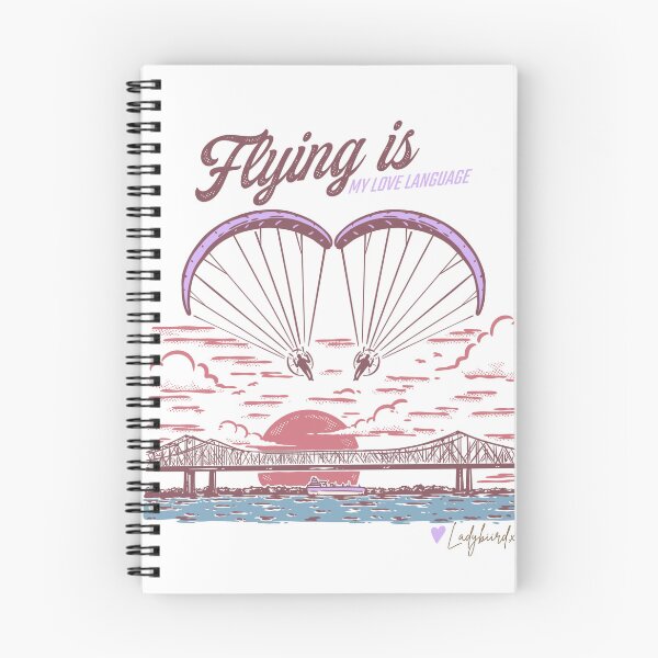 Item preview, flying is my love language paramotor shirt designed and sold by ladybiird.x.