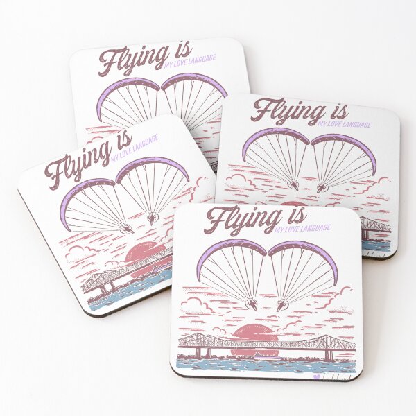Item preview, flying is my love language paramotor shirt designed and sold by ladybiird.x.