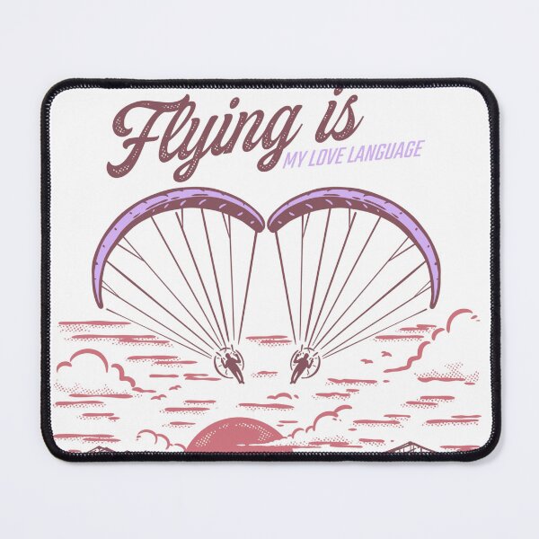 Item preview, flying is my love language paramotor shirt designed and sold by ladybiird.x.