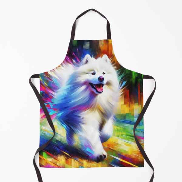Item preview, Samoyed Dog Portrait Acrylic Art Print Pet Portrait Gift for Sammie Lovers designed and sold by Puppy Puzzles Plus.