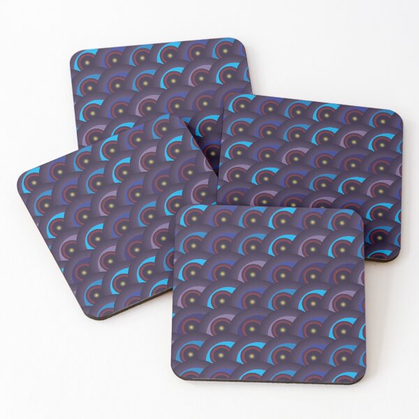 Item preview, Feather Circles Pattern 1 designed and sold by TyBrockDesigns.