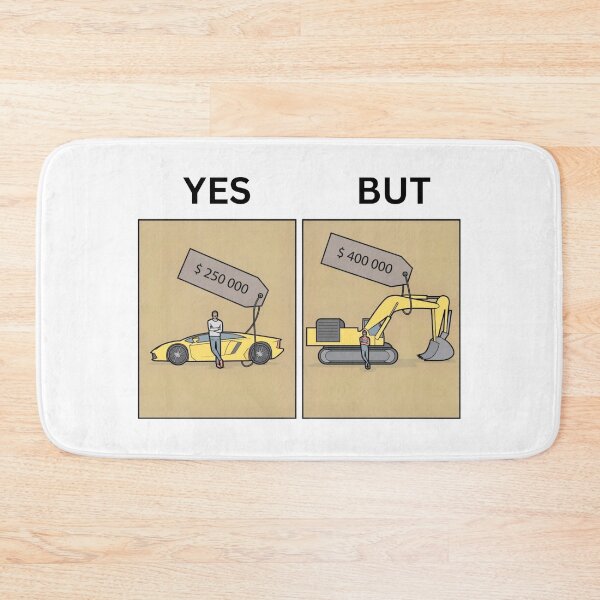 Item preview, Yes But 250K Cars Version - Thanksgiving, Christmas And Birthday Party Gift Ideas for Memes Lovers and Fans designed and sold by Memeing Everything.