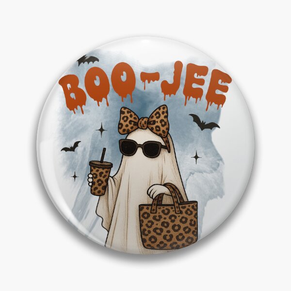 Item preview, Halloween BOO-JEE Ghost Leopard Print designed and sold by Eclectic Monkey.