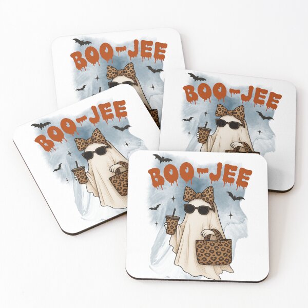 Item preview, Halloween BOO-JEE Ghost Leopard Print designed and sold by Eclectic Monkey.