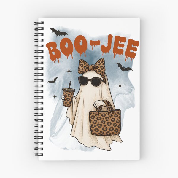 Item preview, Halloween BOO-JEE Ghost Leopard Print designed and sold by Eclectic Monkey.
