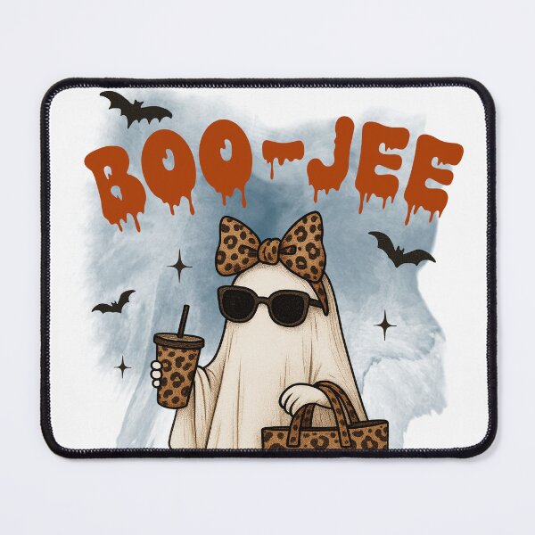 Item preview, Halloween BOO-JEE Ghost Leopard Print designed and sold by Eclectic Monkey.