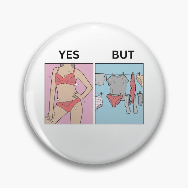 Item preview, Yes But Underwear Laundry Version - Thanksgiving, Christmas And Birthday Party Gift Ideas for Memes Lovers and Fans designed and sold by Memeing Everything.