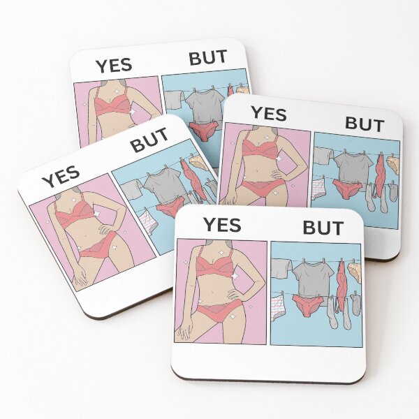 Item preview, Yes But Underwear Laundry Version - Thanksgiving, Christmas And Birthday Party Gift Ideas for Memes Lovers and Fans designed and sold by Memeing Everything.