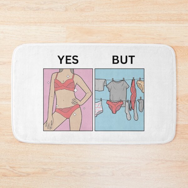 Item preview, Yes But Underwear Laundry Version - Thanksgiving, Christmas And Birthday Party Gift Ideas for Memes Lovers and Fans designed and sold by Memeing Everything.