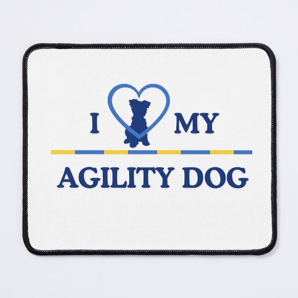 Item preview, I Heart My Agility Dog (with jump) designed and sold by Sidequests & Summons.