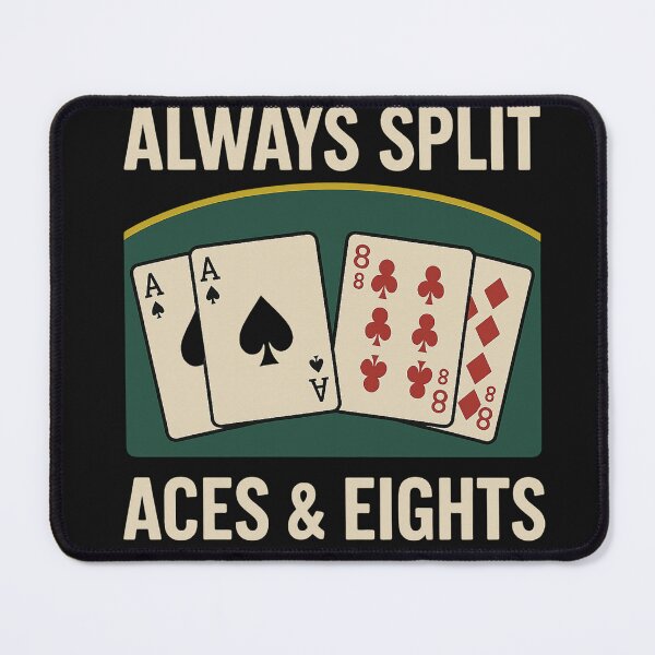 Item preview, Always Split Aces & Eights designed and sold by JapplesBrewer.
