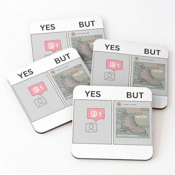 Item preview, Yes But Online Discount Reality Version - Thanksgiving, Christmas And Birthday Party Gift Ideas for Memes Lovers and Fans designed and sold by Memeing Everything.