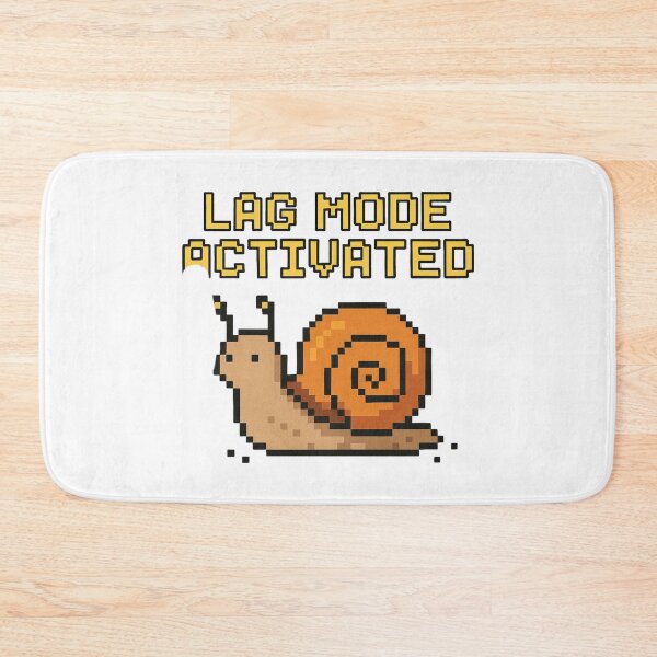 Item preview, Lag Mode Activated – Funny Pixel Snail Gamer Design designed and sold by SlomianyPisarz.