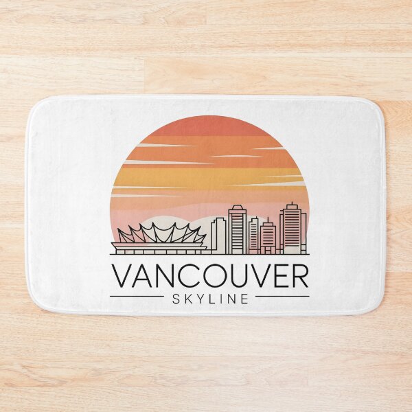 Item preview, Vancouver Skyline – Minimalist Sunset Travel Souvenir Design designed and sold by Paper Drip.
