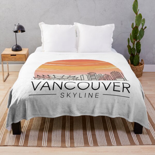 Item preview, Vancouver Skyline – Minimalist Sunset Travel Souvenir Design designed and sold by Paper Drip.