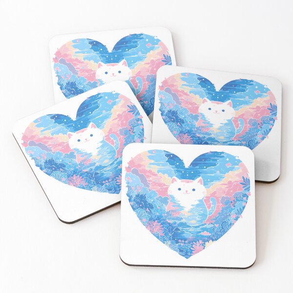 Item preview, Adorable Cat in a Heart designed and sold by Cutiful Designs.