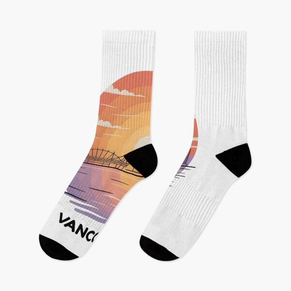 Item preview, Vancouver Skyline – Minimalist Sunset Travel Souvenir Design designed and sold by Paper Drip.