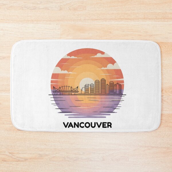 Item preview, Vancouver Skyline – Minimalist Sunset Travel Souvenir Design designed and sold by Paper Drip.