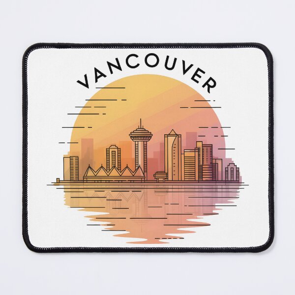 Item preview,  Vancouver Skyline – Minimalist Sunset Travel Souvenir Design designed and sold by Paper Drip.