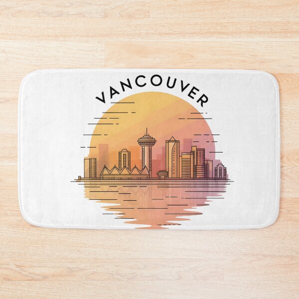 Item preview,  Vancouver Skyline – Minimalist Sunset Travel Souvenir Design designed and sold by Paper Drip.