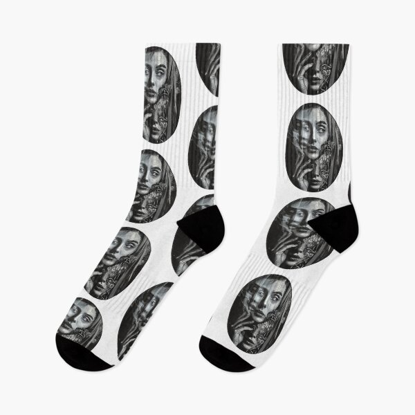 Item preview, Multiplicity – Surreal Black and White Portrait (PNG Cutout) designed and sold by CheHojas.