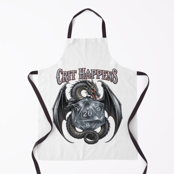 Item preview, Tabletop Fantasy Gamer Tees | D20 Dice Roll Dragon Crit Happens Graphic T-Shirt Apparel Gift for Men and Women designed and sold by VueArts.