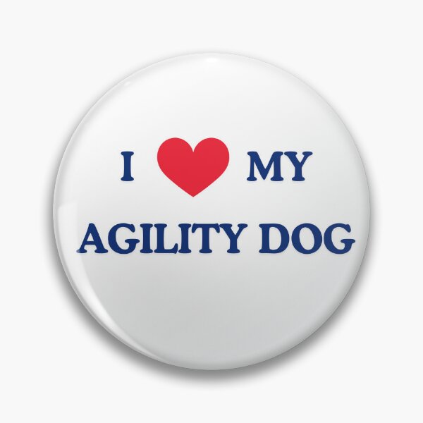 Item preview, I Love (Heart) My Agility Dog designed and sold by Sidequests & Summons.