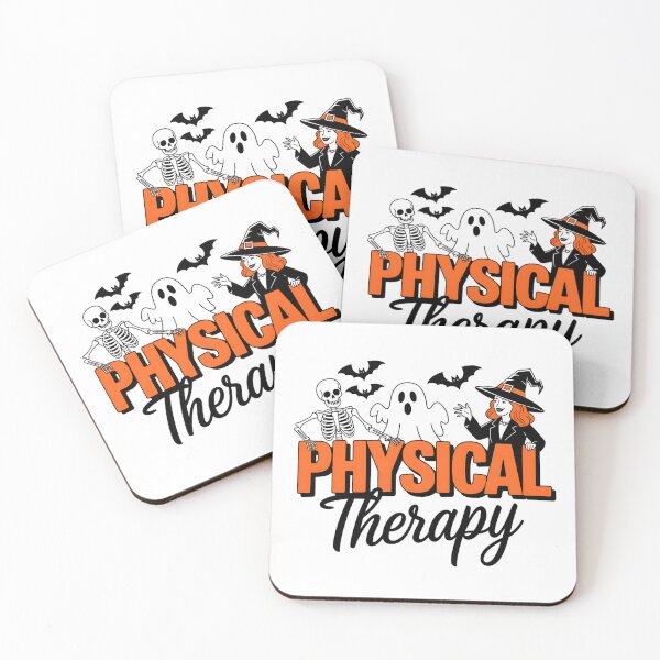 Item preview, Physical Therapy - Halloween - Skeleton, Ghost, Witch, Bats designed and sold by Qtique.