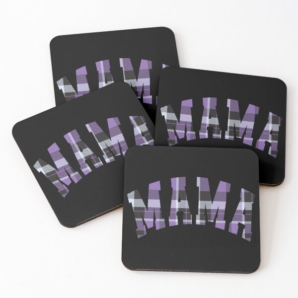 Item preview, Mama - Purple Plaid Pattern designed and sold by theartfulaspie.