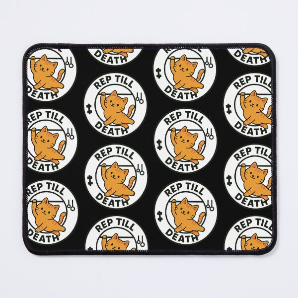 Item preview, Cute Orange Cat One Arm Pull Up – “Rep Till Death” | Calisthenics | Yoga | Gymnastics | Fitness training designed and sold by mobX40+.