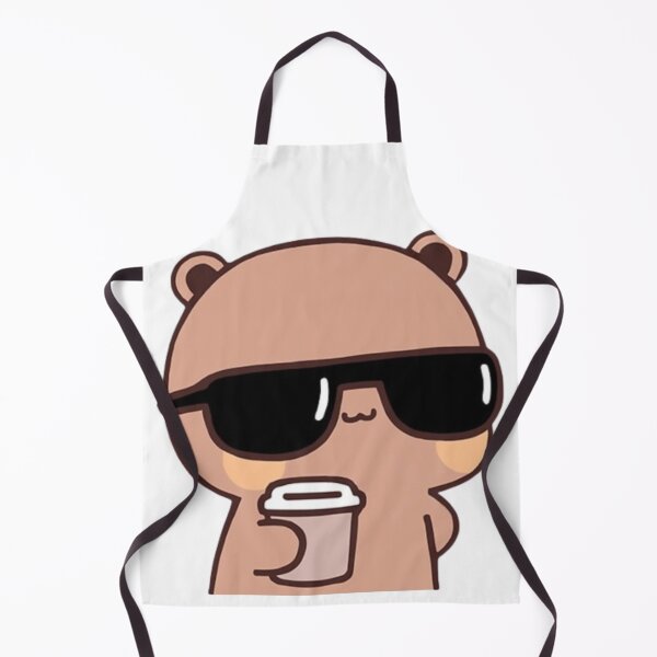 Item preview, Chill Dudu With Sunglasses Valentine Dudu Giving Flower To Dudu Mochi Milk Panda And Brownie Bear True Love Couple designed and sold by DaresToDream.