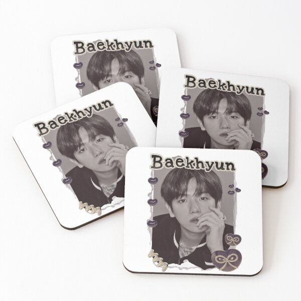 Item preview, Baekhyun from EXO Kpop Soloist Scrapbook Collage Cozy Y2K Vintage Design designed and sold by HELL0WBELLO.