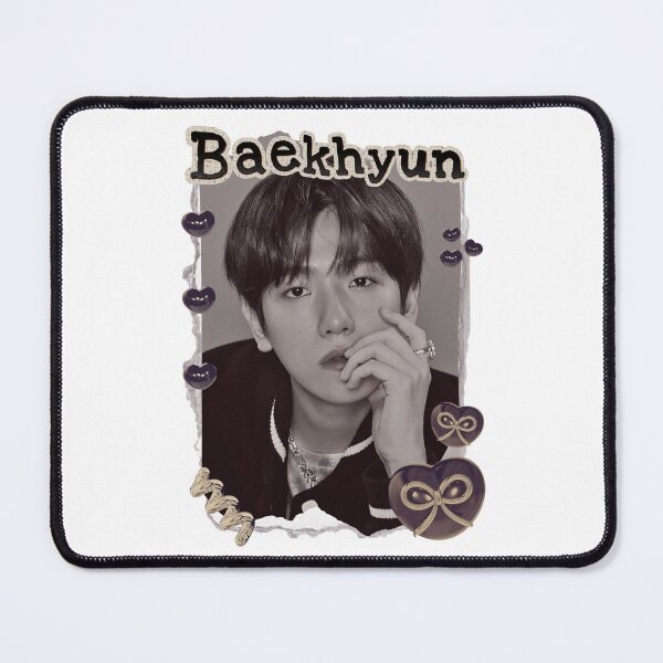 Item preview, Baekhyun from EXO Kpop Soloist Scrapbook Collage Cozy Y2K Vintage Design designed and sold by HELL0WBELLO.