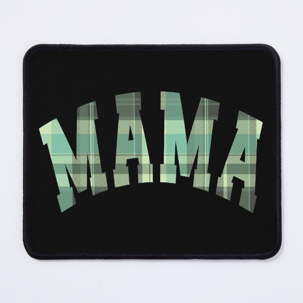 Item preview, Mama - Green Plaid Pattern designed and sold by theartfulaspie.